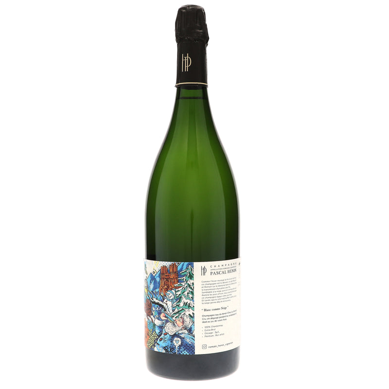 NV Romain Henin, Blanc Comme Neige Extra Brut Grand Cru, Champagne 3L