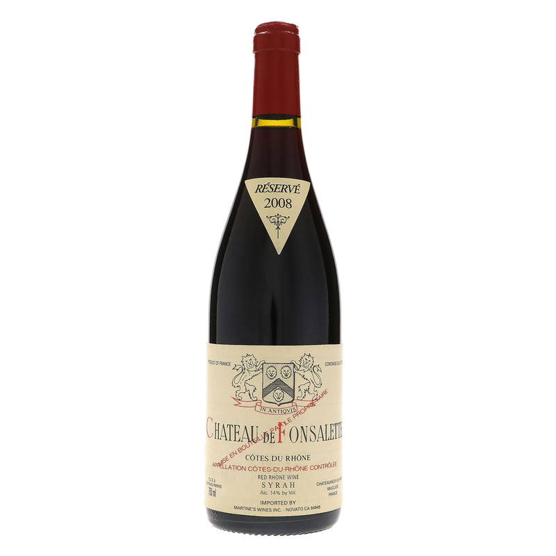 2008 Chateau de Fonsalette, Cotes du Rhone, Rouge