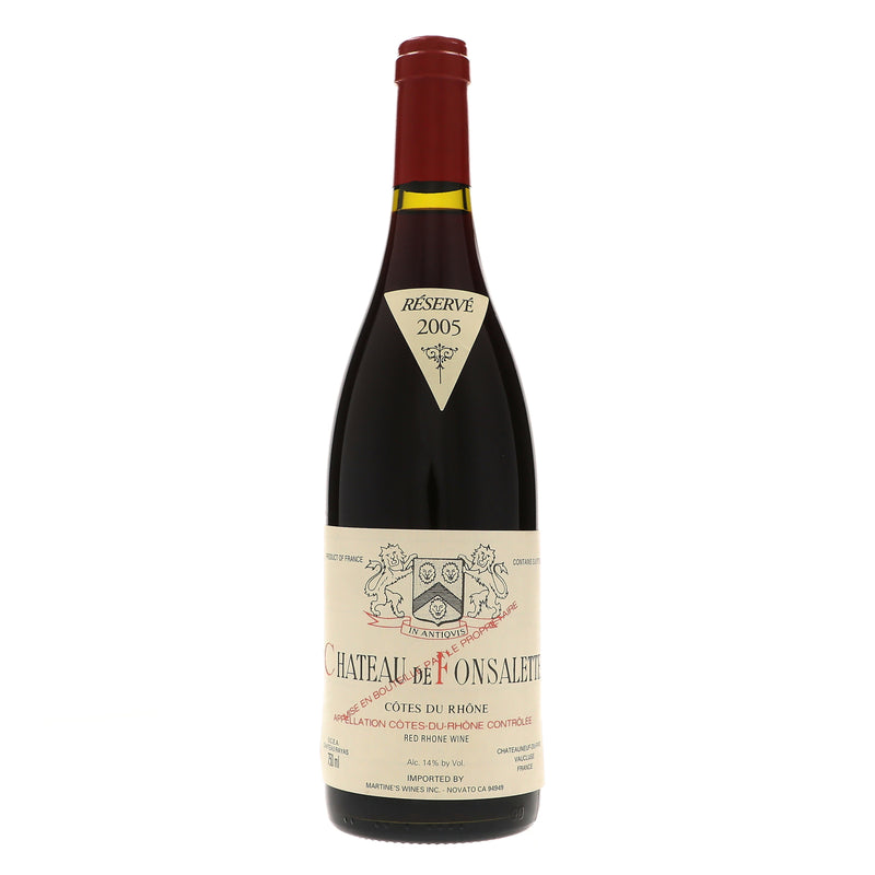 2005 Chateau de Fonsalette, Cotes du Rhone, Rouge