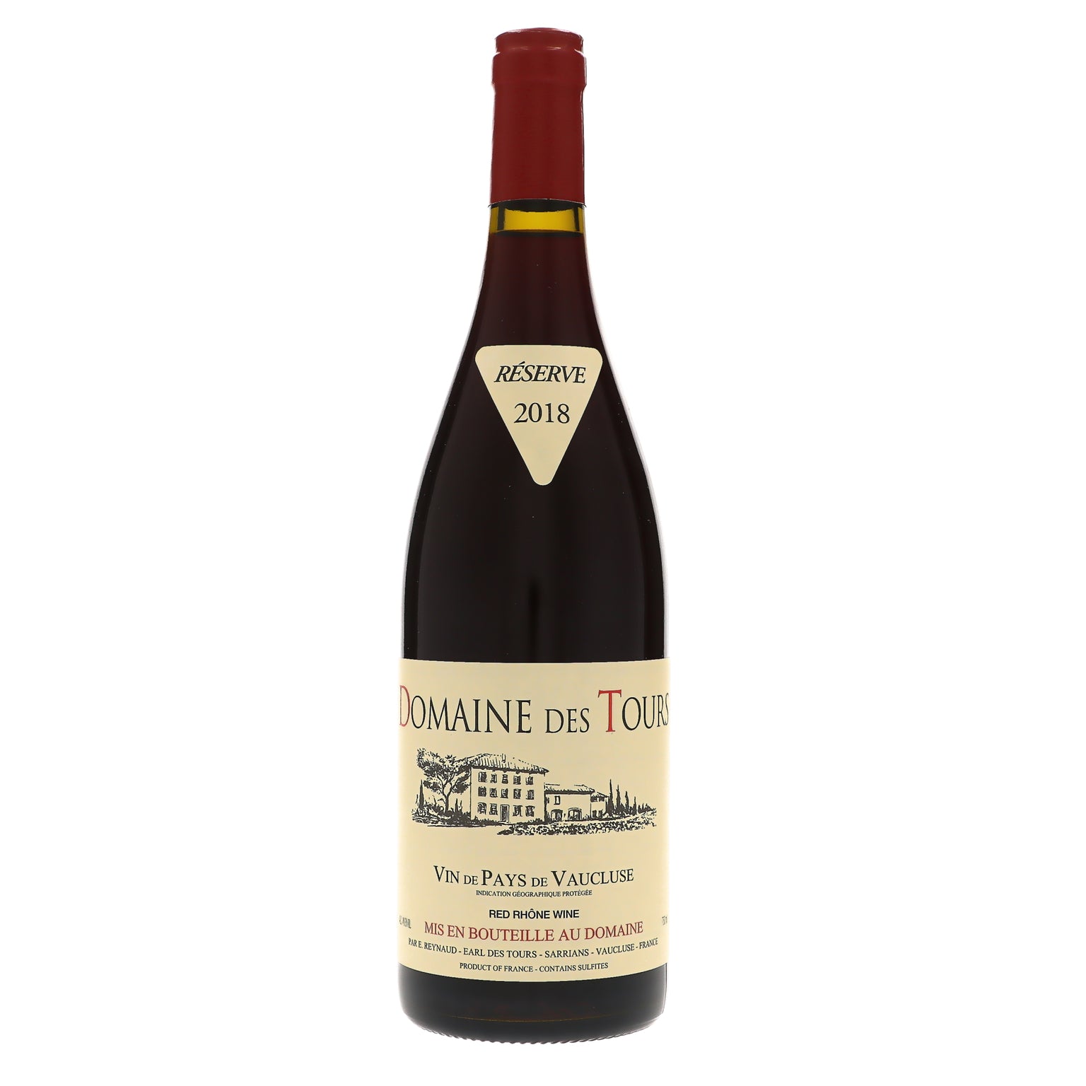 2018 Domaine des Tours, Rouge, Vaucluse