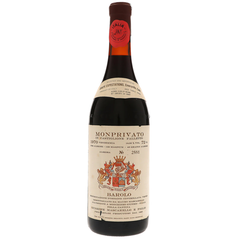 1970 Giuseppe Mascarello e Figlio, Barolo, Monprivato