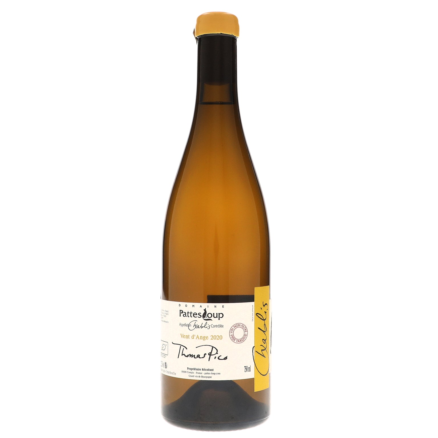 2020 Domaine Pattes Loup, Chablis, Vent d'Ange Mise Tardive