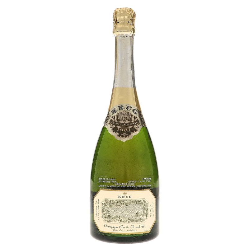 1981 Krug, Clos du Mesnil