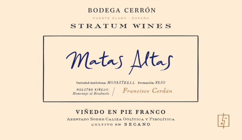 2023 Bodega Cerron (Stratum Wines), Matas Altas Monastrell, Jumilla