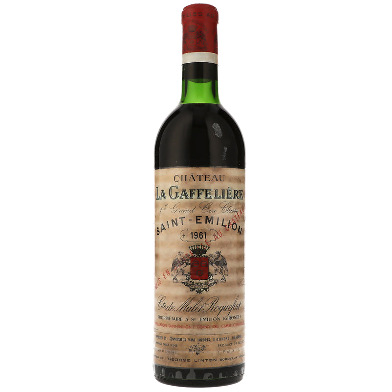 1961 Chateau La Gaffeliere Premier Grand Cru Classe B, Saint-Emilion Grand Cru