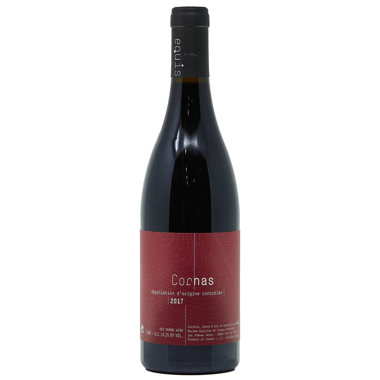 2017 Maxime Graillot, Cornas, Equis Domaine Des Lises Rouge – Thatcher ...