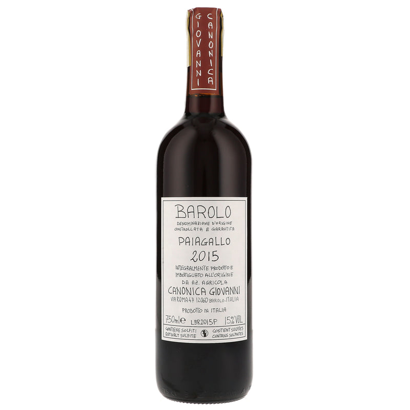 2015 Giovanni Canonica, Barolo, Paiagallo