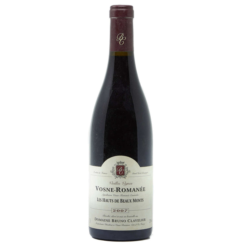 2007 Domaine Bruno Clavelier Vosne-Romanee 1er Cru Les Hautes de Beaux Monts Vieilles Vignes