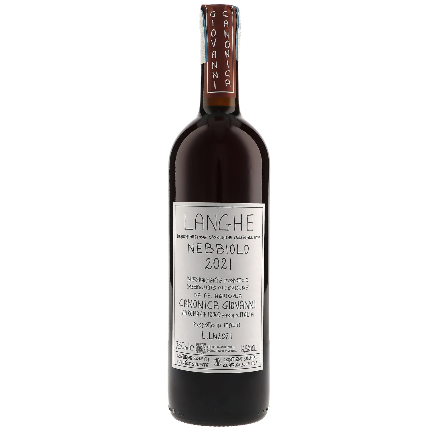 2021 Giovanni Canonica, Langhe, Nebbiolo