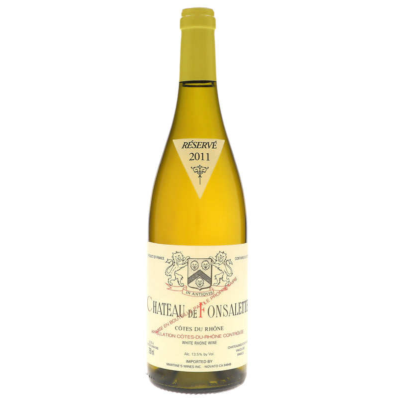 2011 Chateau de Fonsalette, Cotes du Rhone, Blanc