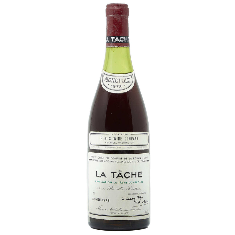 1978 Domaine de la Romanee-Conti, La Tache Grand Cru