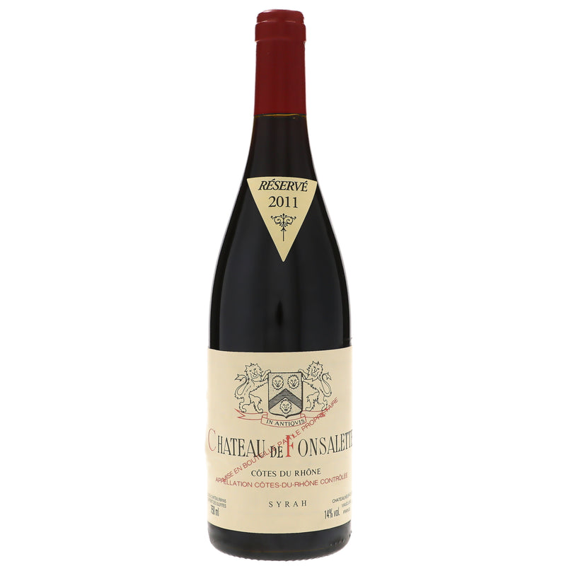 2011 Chateau de Fonsalette, Cotes du Rhone, Syrah